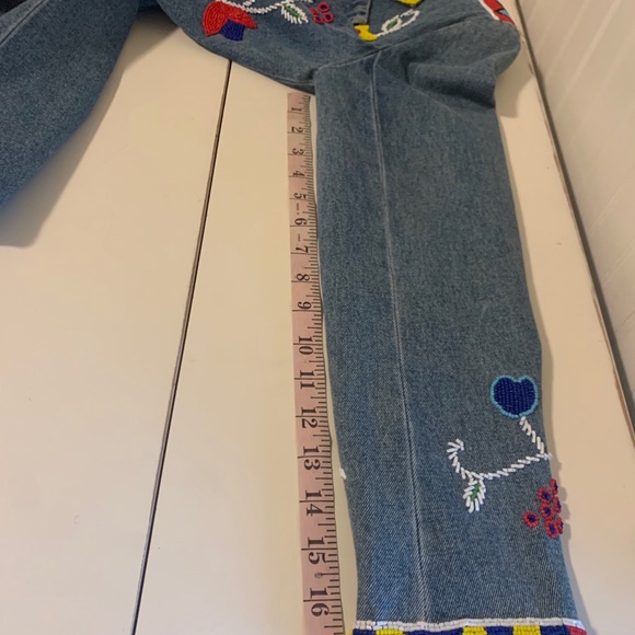 🪡 beaded Denim Jacket Blazer 🧵 - Picture 14 of 16